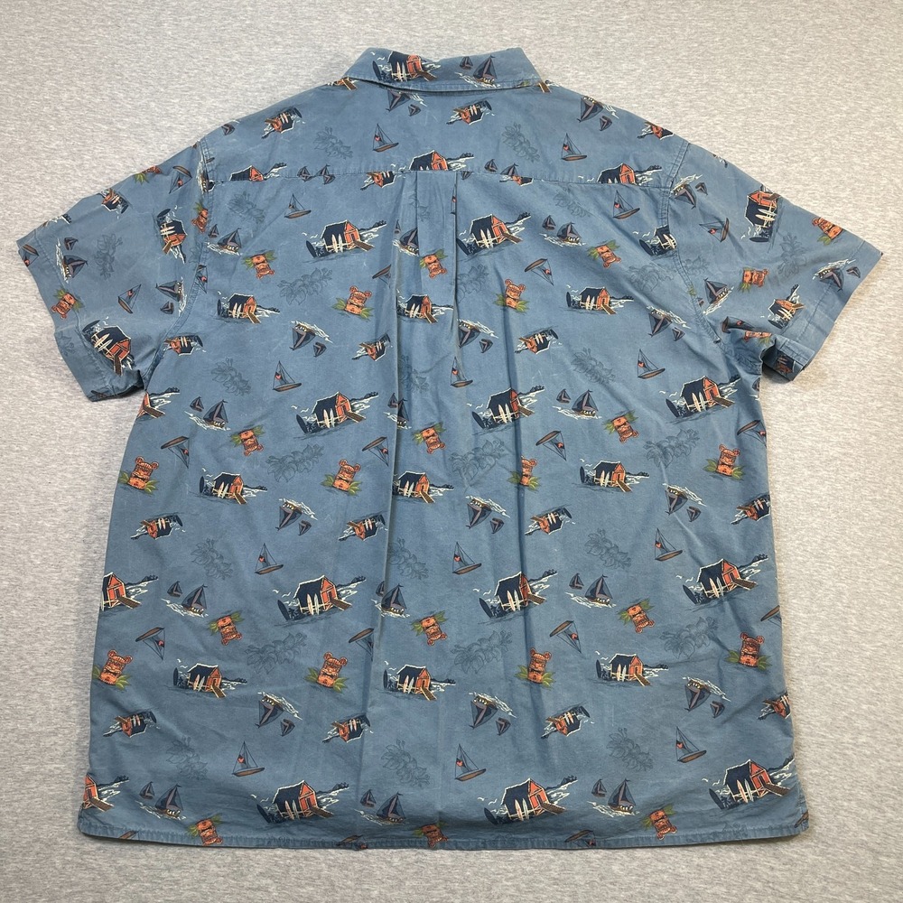 Disney Parks Aulani Hawaii Shirt Mens XL‎ Extra Large Rayon Cotton Tiki Mickey - Picture 5 of 8